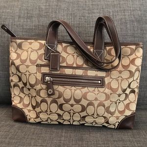 Authentic COACH signature bag